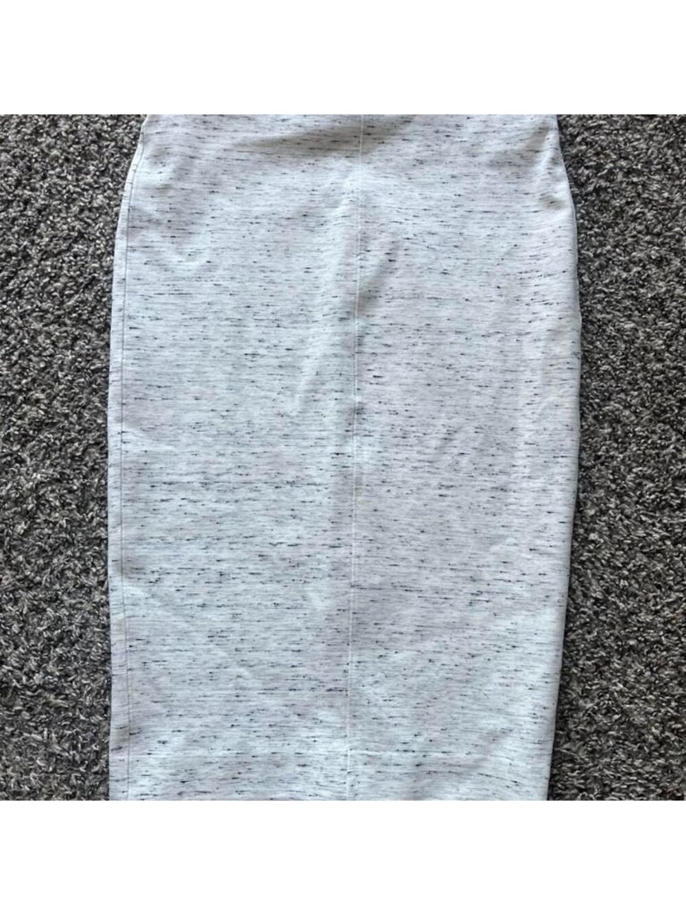 Wilfred Women's White & Gray Medium Pencil Skirt Career Minimalist Shabby Chic